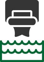 Water Basketball Creative Icon Design vector