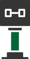 Glyph Two Color Design vector