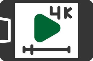 Video Streaming Creative Icon Design vector