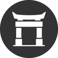 Glyph Two Color Design vector
