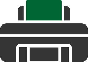 Glyph Two Color Design vector