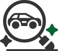 Car Finder Creative Icon Design vector