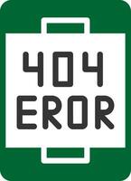 Error Creative Icon Design vector