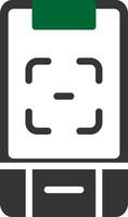 Glyph Two Color Design vector