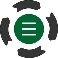 Circle Arrow Process Creative Icon Design vector