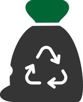 Garbage bag Creative Icon Design vector