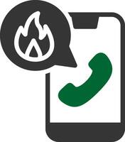 Emergency Call Creative Icon Design vector