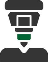 Drilling Machine Creative Icon Design vector