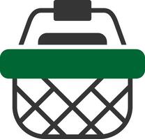 Picnic Basket Creative Icon Design vector