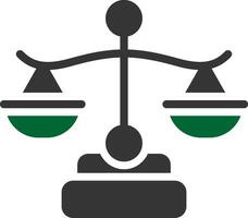 diseño de icono creativo de justicia vector