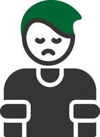 Depression Creative Icon Design vector