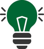 Light Bulb Creative Icon Design vector