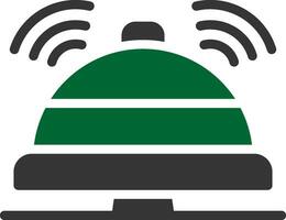 Reception Bell Creative Icon Design vector