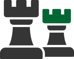 Chess Towers Creative Icon Design vector