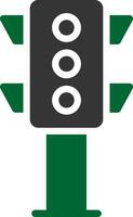 Traffic Light Creative Icon Design vector