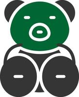 Teddy Bear Creative Icon Design vector