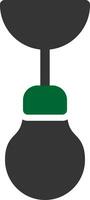 Ceiling Lamp Creative Icon Design vector
