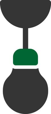 Ceiling Lamp Creative Icon Design