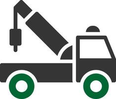 Tow Truck Creative Icon Design vector