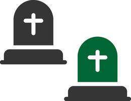 cementerio creativo icono diseño vector