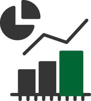 Statistical Analysis Creative Icon Design vector