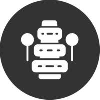 Glyph Two Color Design vector