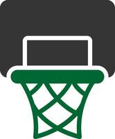 diseño de icono creativo de aro de baloncesto vector