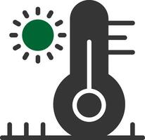 diseño de icono creativo de alta temperatura vector