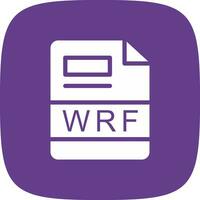 WRF Creative Icon Design vector