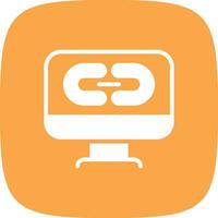 Link Creative Icon Design vector