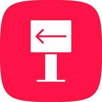 Left Creative Icon Design vector