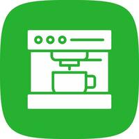 Coffee Machine Creative Icon Design vector