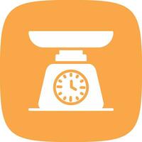 Weighing Machine Creative Icon Design vector