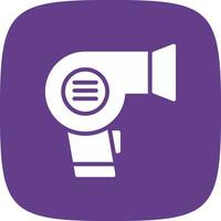 Hair Dryer Creative Icon Design vector