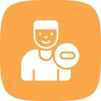 Delete User Creative Icon Design vector
