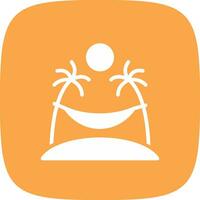Hammock Creative Icon Design vector