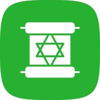 Scroll torah Creative Icon Design vector