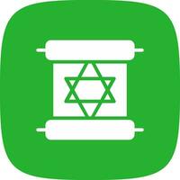 Scroll torah Creative Icon Design vector