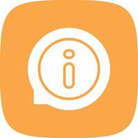 Glyph Round Circle Multicolor Design vector