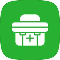 First Aid Kit Creative Icon Design vector