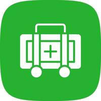 First Aid Kit Creative Icon Design vector