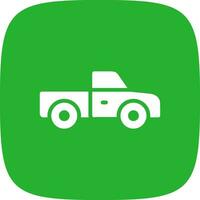 Pickup Truck Creative Icon Design vector