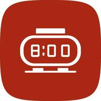 Digital Clock Creative Icon Design vector