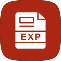 EXP Creative Icon Design vector