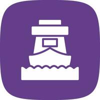 Ship Creative Icon Design vector