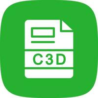 C3D Creative Icon Design vector