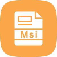 Msi Creative Icon Design vector