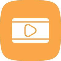 Video Play Creative Icon Design vector