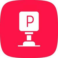 Parking Creative Icon Design vector