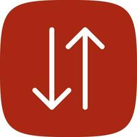 Double Arrow Creative Icon Design vector
